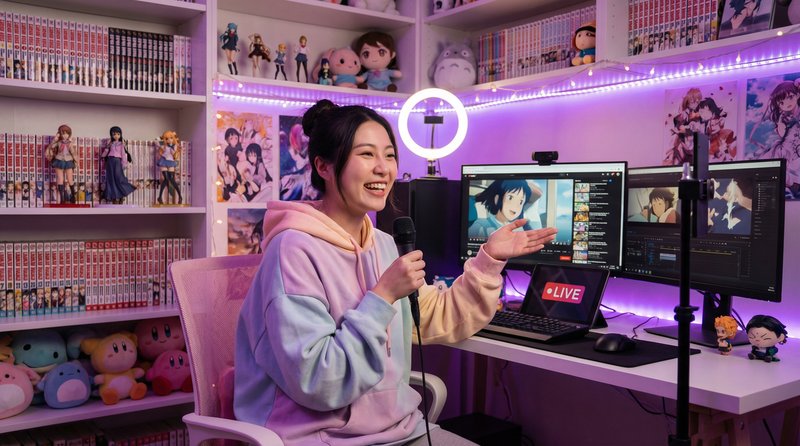 抖音揭秘视频直播：动漫解说互动